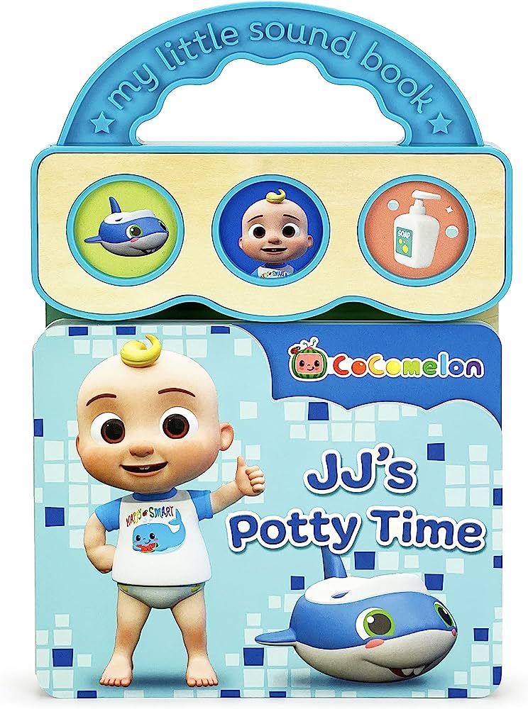 Cocomelon JJ's Potty Time 3-Button Potty Training Sound Board Book | Amazon (US)