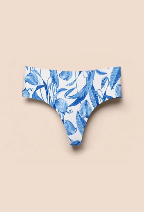 Blue Meadow Highwaisted Thong | EBY