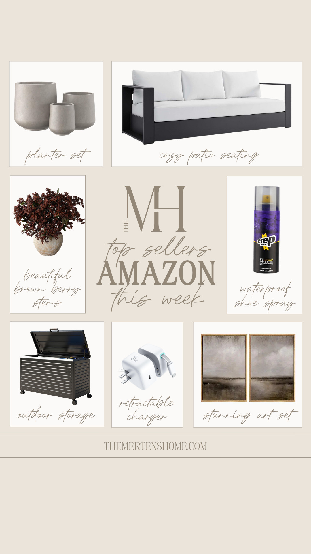 Amazon top sellers this week 🤍 Patio, decor, and tech — the pieces everyone is grabbing right now. 

 #LTKSeasonal #LTKHome