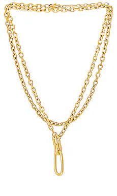 petit moments Carabiner Necklace in Gold from Revolve.com | Revolve Clothing (Global)