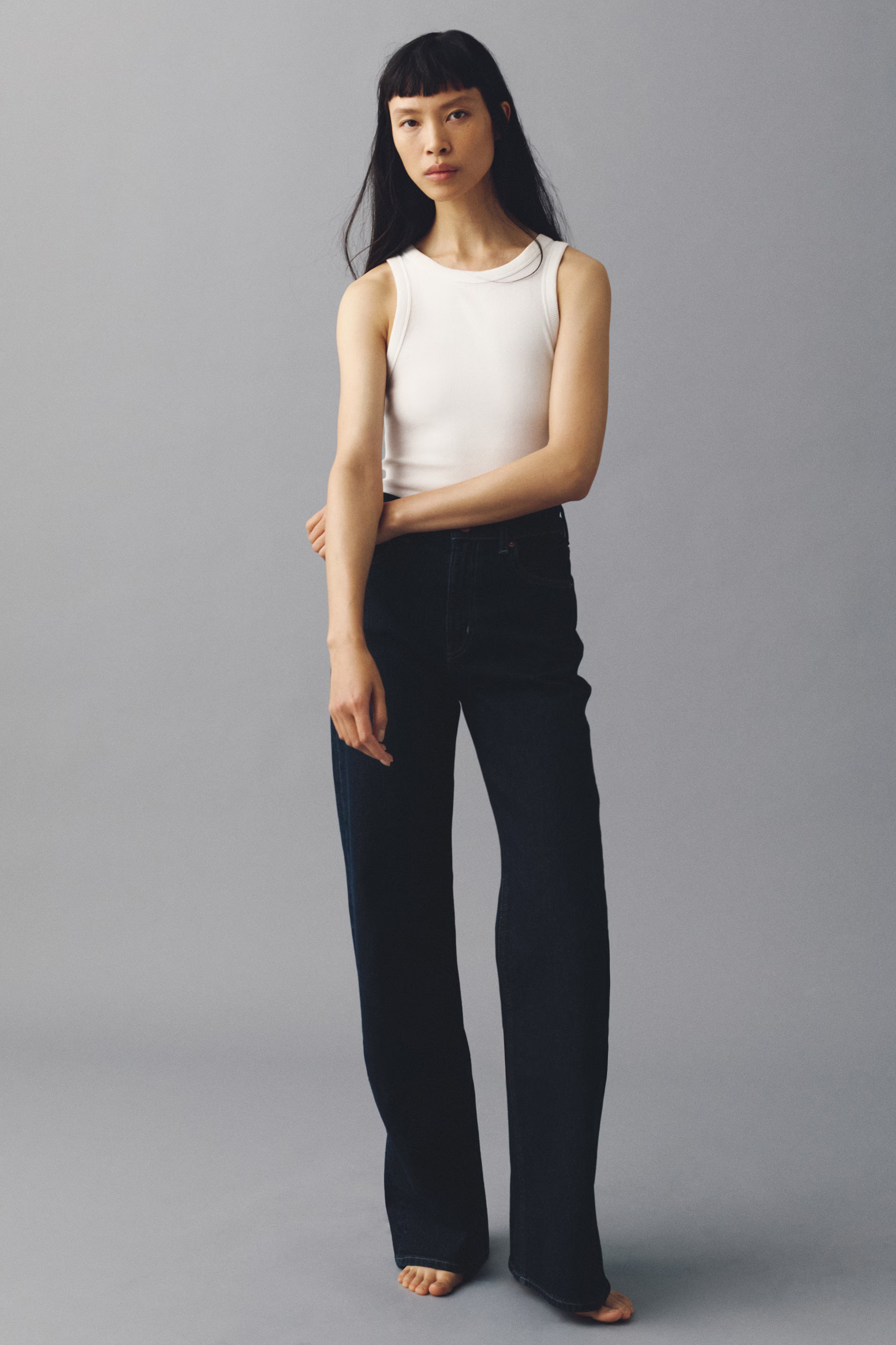 Harper High Rise Wide Leg Jeans | H&M (US + CA)