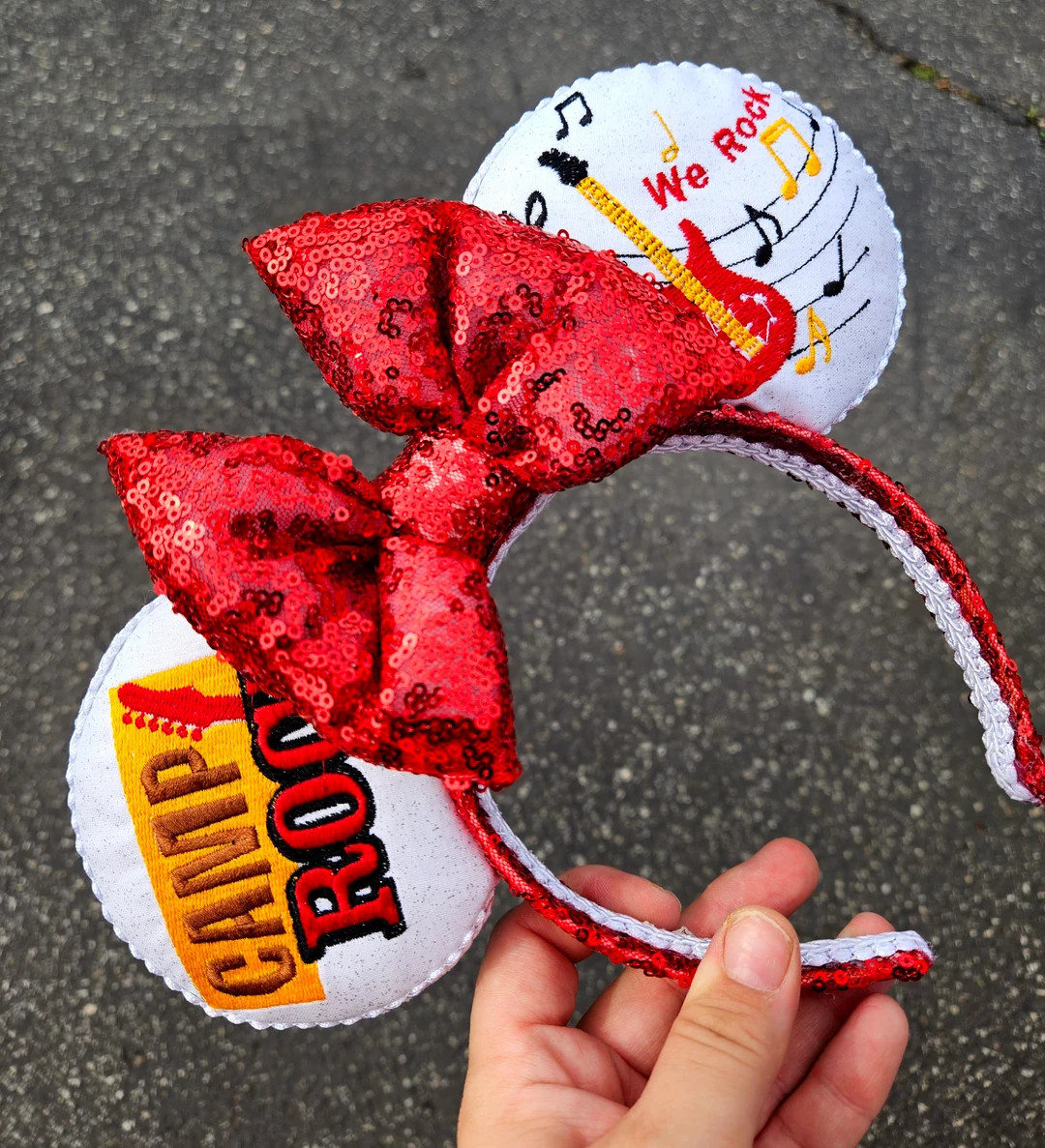 Camp Rock Embroidery Mouse Ears - Etsy | Etsy (US)