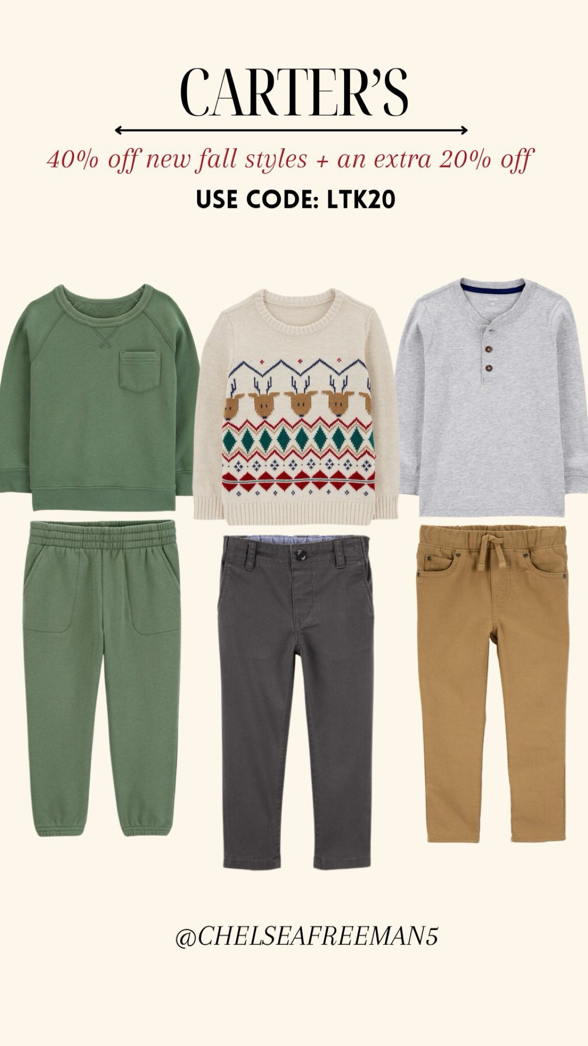40% off new fall styles + an extra 20% off ✨
use code LTK20

#LTKStyleTip #LTKKids #LTKFindsUnder50