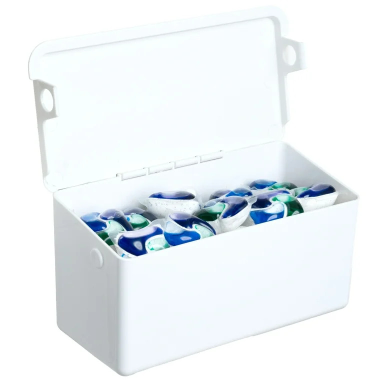 The Home Edit Dish Pod Holder/Multipurpose Storage Bin, 4.5"H x 9"W x 4.75"D - Walmart.com | Walmart (US)