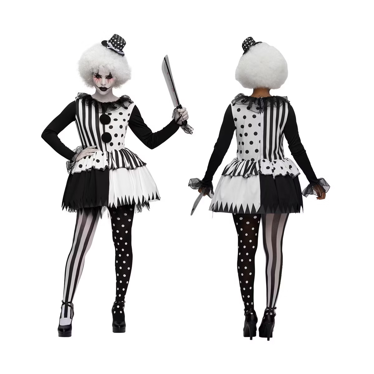 SYNCFUN Adult Women Halloween Costume Clown Killer Costume for Halloween Cosplay Party | Target