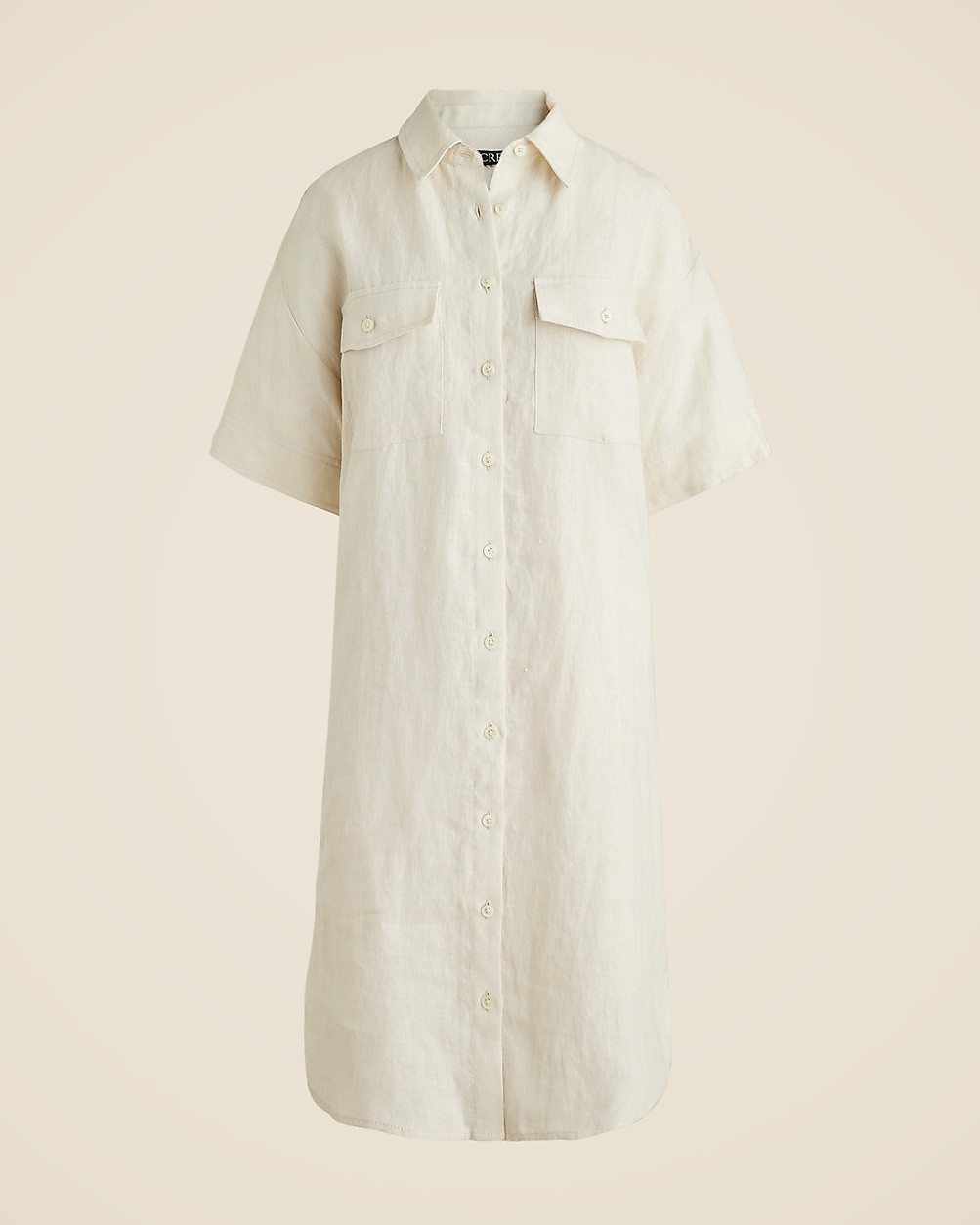Utility shirtdress in linen | J. Crew US