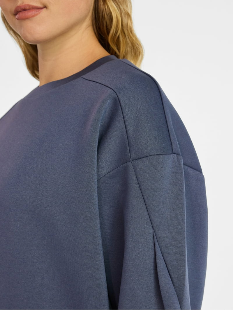 Avia Women's Luxe Fleece Crewneck Sweatshirt, Sizes XS-XXXL | Walmart (US)