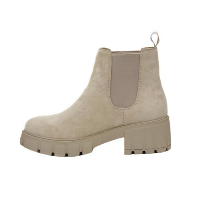 CUSHIONAIRE Women's Sasha slip on chelsea boot +Memory Foam Taupe Suede 11 | Target