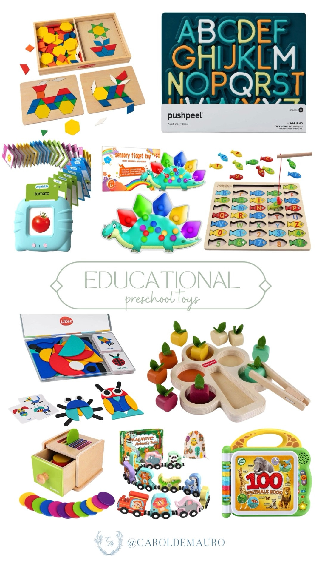 Learning through play is made even more exciting with this curated collection of educational preschool toys from Amazon! These engaging tools, from sensory boards to magnetic puzzles, are perfect for helping little ones develop essential skills while having fun.

sensory play, early learning, toddler activities, montessori toys, gifts for kids, parenting at home, mom hacks

#LTKmomlife #LTKHome #LTKKids