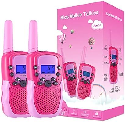 Selieve Toys for 3-12 Year Old Girls, Walkie Talkies for Kids 22 Channels 2 Way Radio Toy with Ba... | Amazon (US)