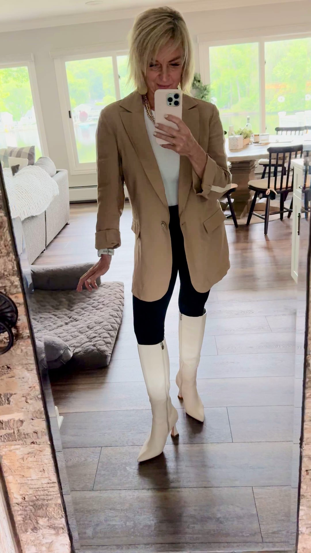 Step into style with these tall white boots – the ultimate staple for elevating any outfit. Whether you’re pairing them with denim, dresses, or a blazer & leggings, they add a chic edge that turns heads. Shop them now on my LTK before they’re gone! Size 7

#LTKStyle #WinterFashion #WhiteBoots #OOTD #ShopMyLook


#LTKStyleTip #LTKOver40