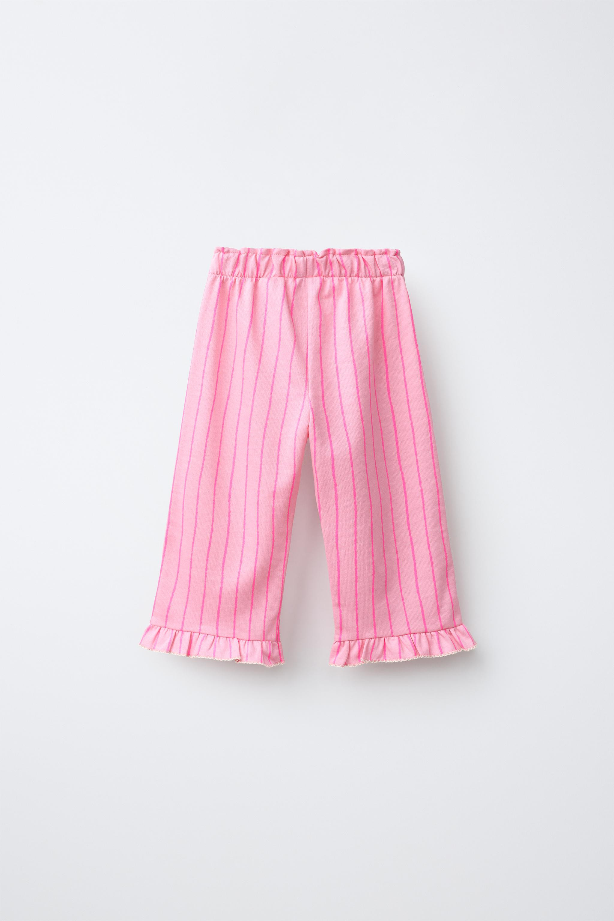 CONTRASTING STRIPE PANTS | Zara US
