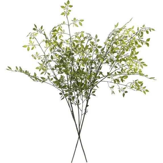 Scidweet Fake Plants, 2 PCS 43.3" Artificial Nandina Faux Plant for Vase, Artificial Greenery Ste... | Walmart (US)