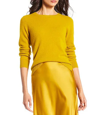 Antonio Melani Luxury Collection Cameron Cashmere Crew Neck Long Sleeve Knit Sweater | Dillard's | Dillard's
