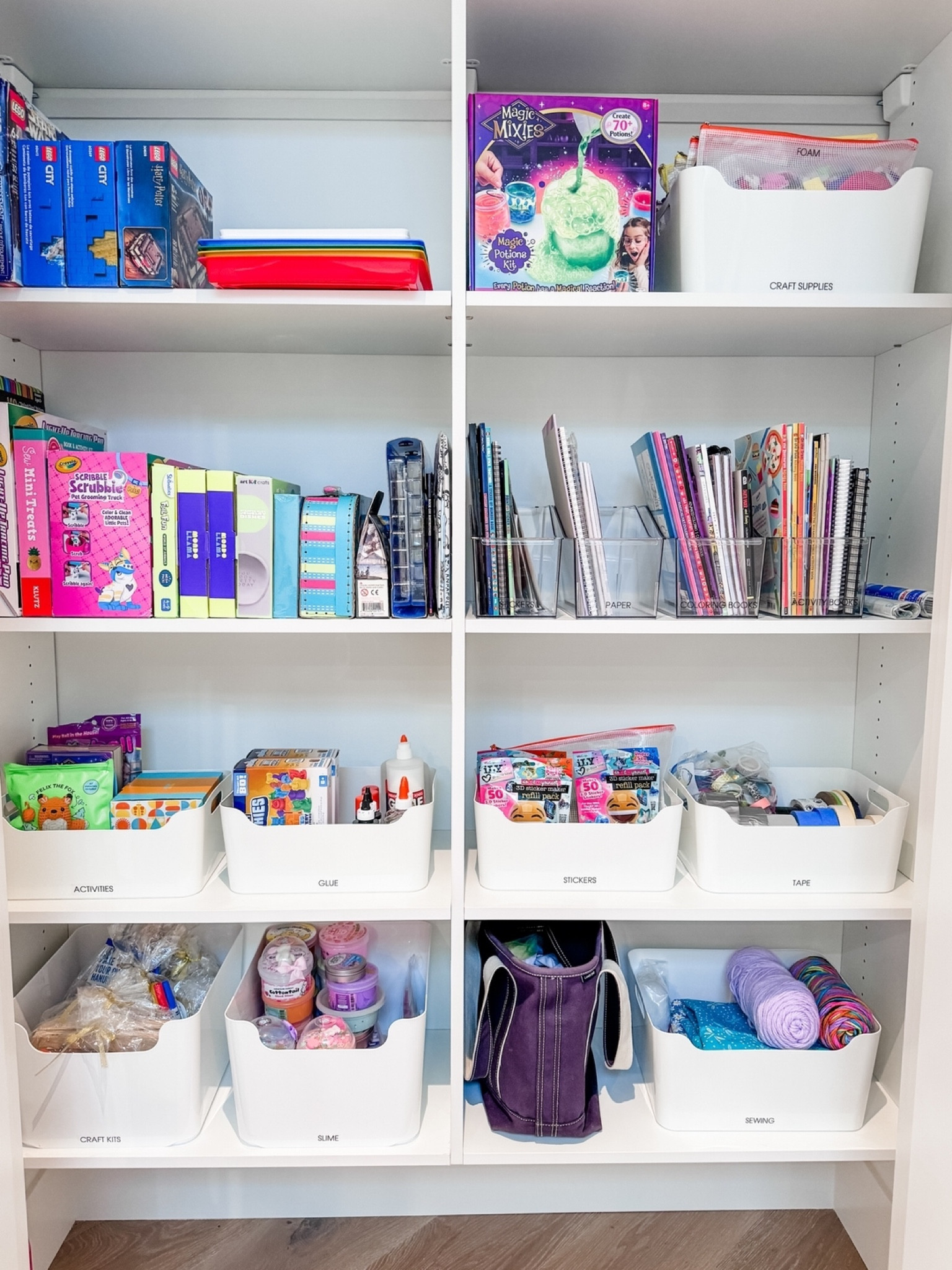🎨 Craft chaos, meet your match!

This craft closet transformation is proof that creativity and organization can coexist beautifully. Whether it’s your kiddos’ art supplies or your own stash of crafting essentials, having a space that’s as inspiring as the projects you create makes all the difference.

Perfectly labeled bins make grabbing (and putting away) supplies a breeze. Because let’s face it—when everything has a place, the fun can last longer without the mess taking over.

What’s your go-to craft or project these days? We’d love to know what you’re creating! And if your craft space could use a little magic like this, let’s chat—because every masterpiece deserves an organized home. 🖌️