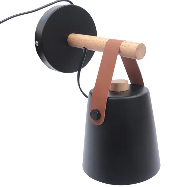 Merillat Iron Plug-in Armed Sconce | Wayfair North America