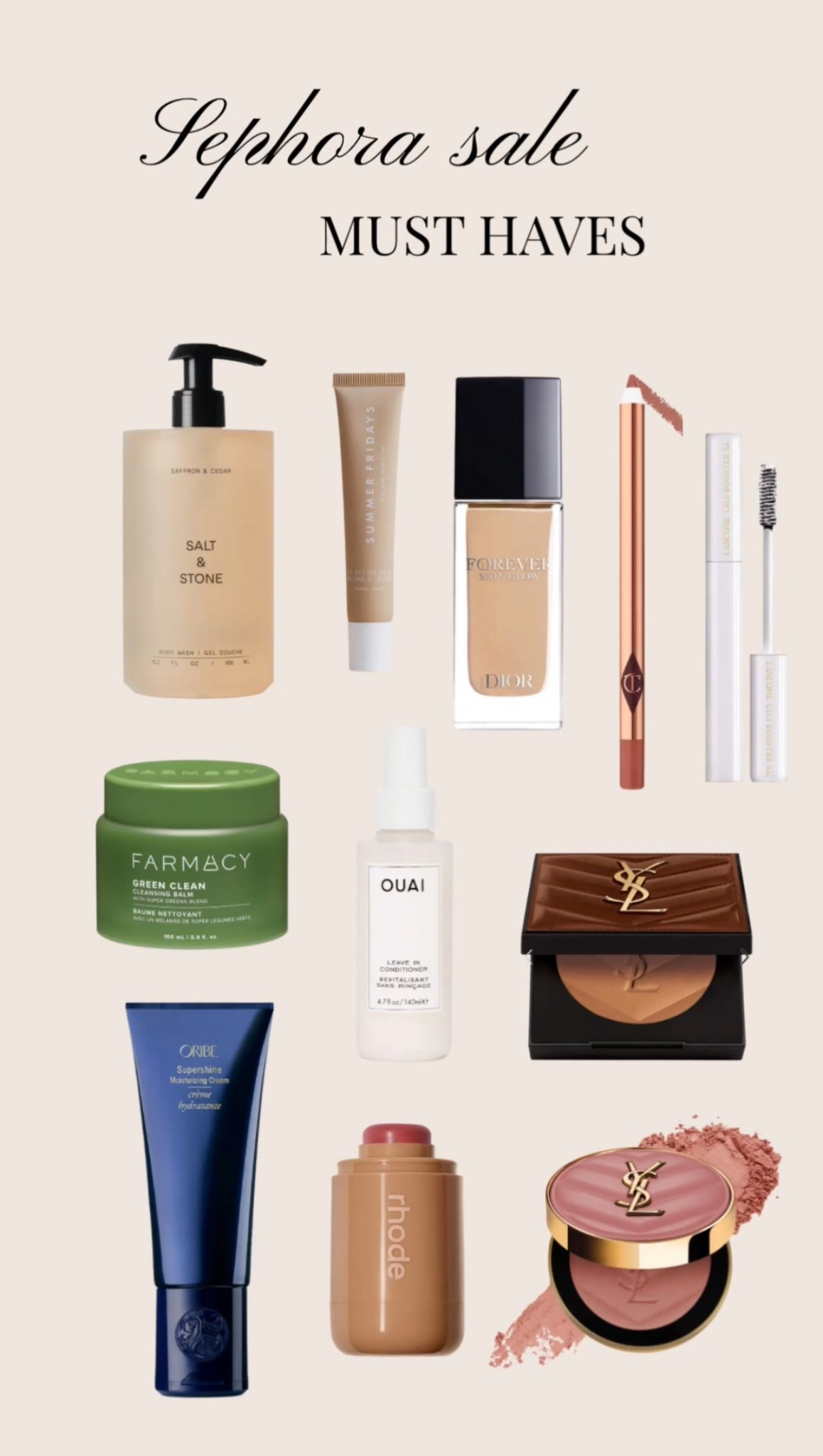 Sephora sale must haves 🤍