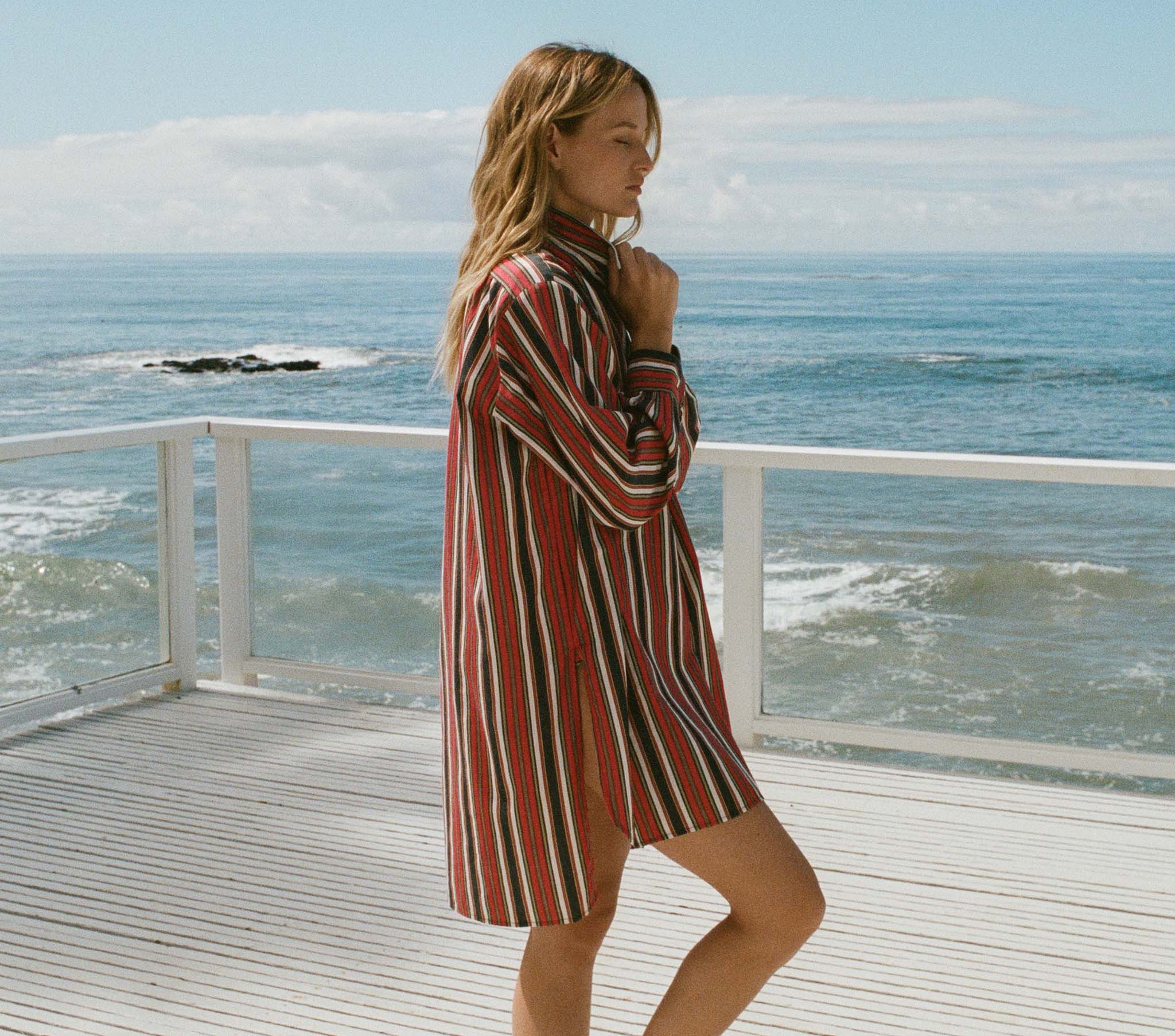 Jora Dress - Montecito Stripe | DÔEN | DOEN