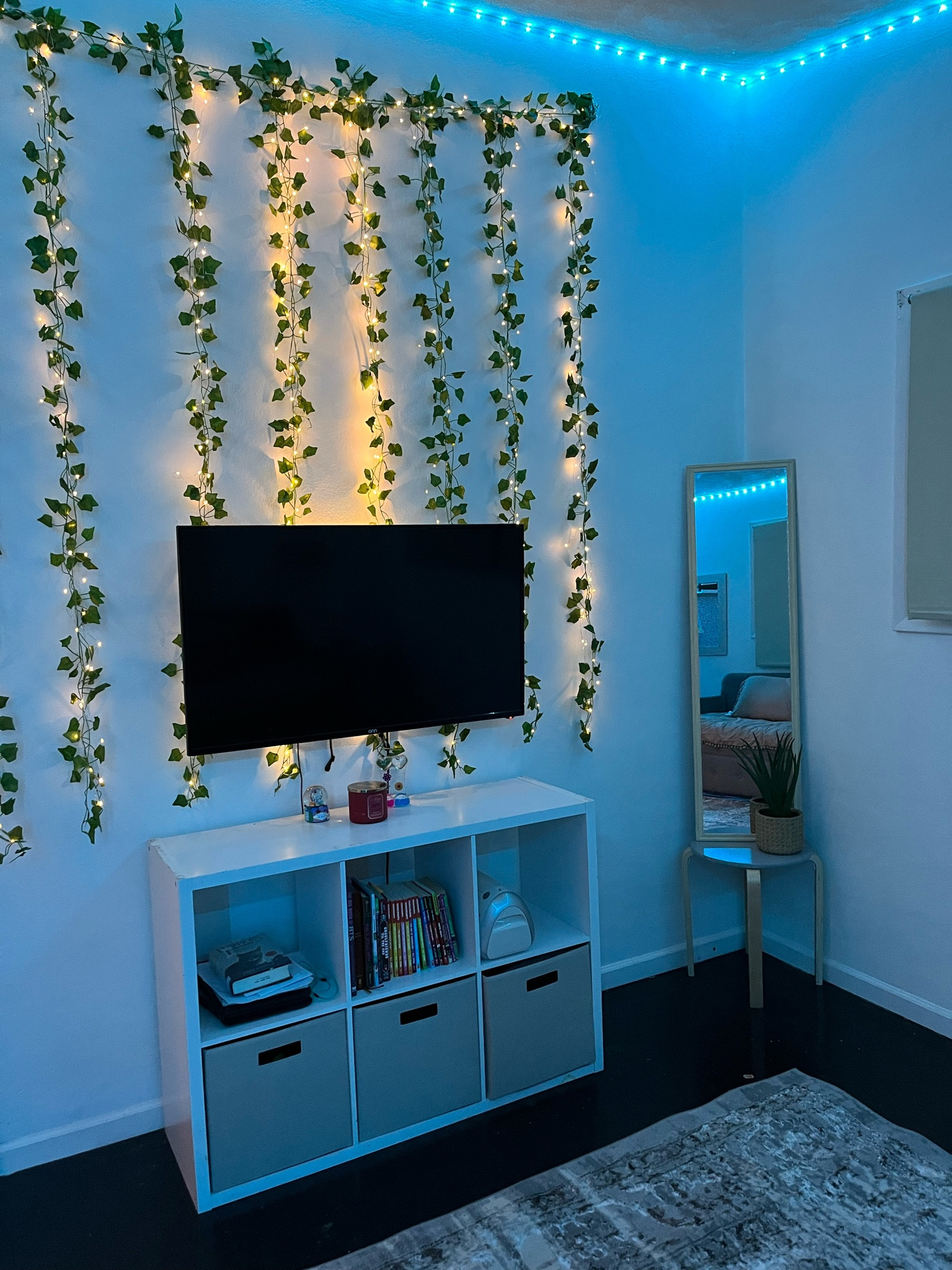 Room makeover, girls bedroom, girls room, pre teen room, tik tok bedroom, Pinterest bedroom, Pinterest inspired bedroom, led lights, led light strips, vines with lights, hanging vines in bedroom, cube organizer, tv stand, room decor, shelf decor, room makeover on a budget, peel and stick wallpaper

#LTKhome #LTKkids #LTKGiftGuide