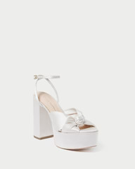 Roz Cream Knot Platform | Loeffler Randall