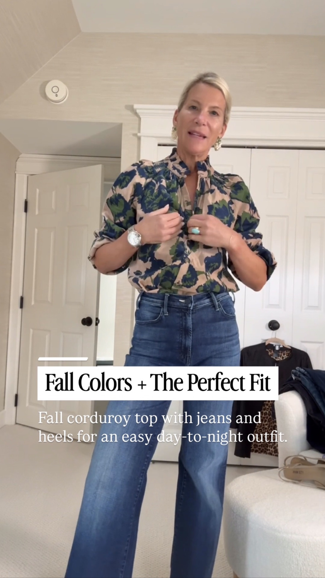 This little fall top is SO good! The beautiful fall colors, fine corduroy texture, and easy fit make it perfect with jeans and a little heel for day to night. I love the elastic cuffs so I can push the sleeves up, too!

👩‍💻 LTK PRO TIPS
❤️ Heart = Support my posts ;-)
🔖 Save = Get sale & restock alerts for the things you love!
📋 Lists = Keep favorites organized (List ideas: Christmas, Birthdays, and Vacations!)
📲 Share = Send lists and products to a friend (or your daughters like me).
💬 Comment = Ask me anything, and I’ll answer. ;-)

#LTKootd #LTKSeasonal #LTKOver40