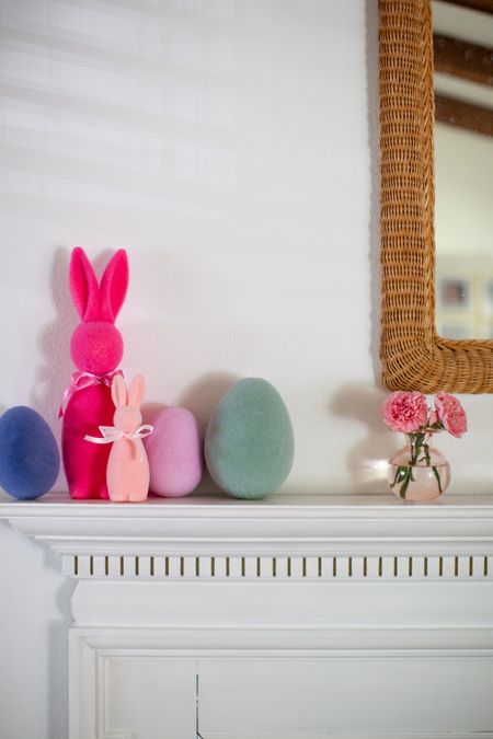 Flocked bunny Easter home decor 

#LTKhome #LTKstyletip #LTKSeasonal