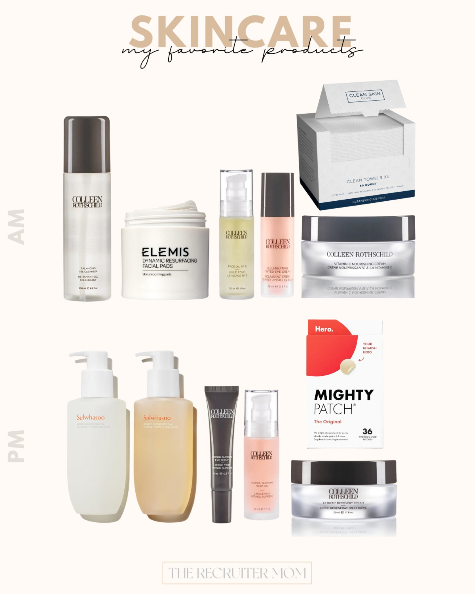 Beauty Favorites- Skincare 

Colleen Rothschild  Elemis facial pads  disposable towels  mighty patches  facial cleanser  eye cream  eye serum  

#LTKstyletip #LTKbeauty