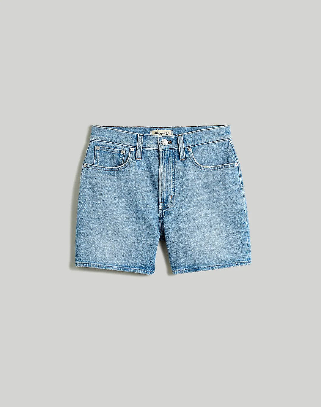The Perfect Vintage Mid-Length Jean Short in Wainfleet Wash | Madewell
