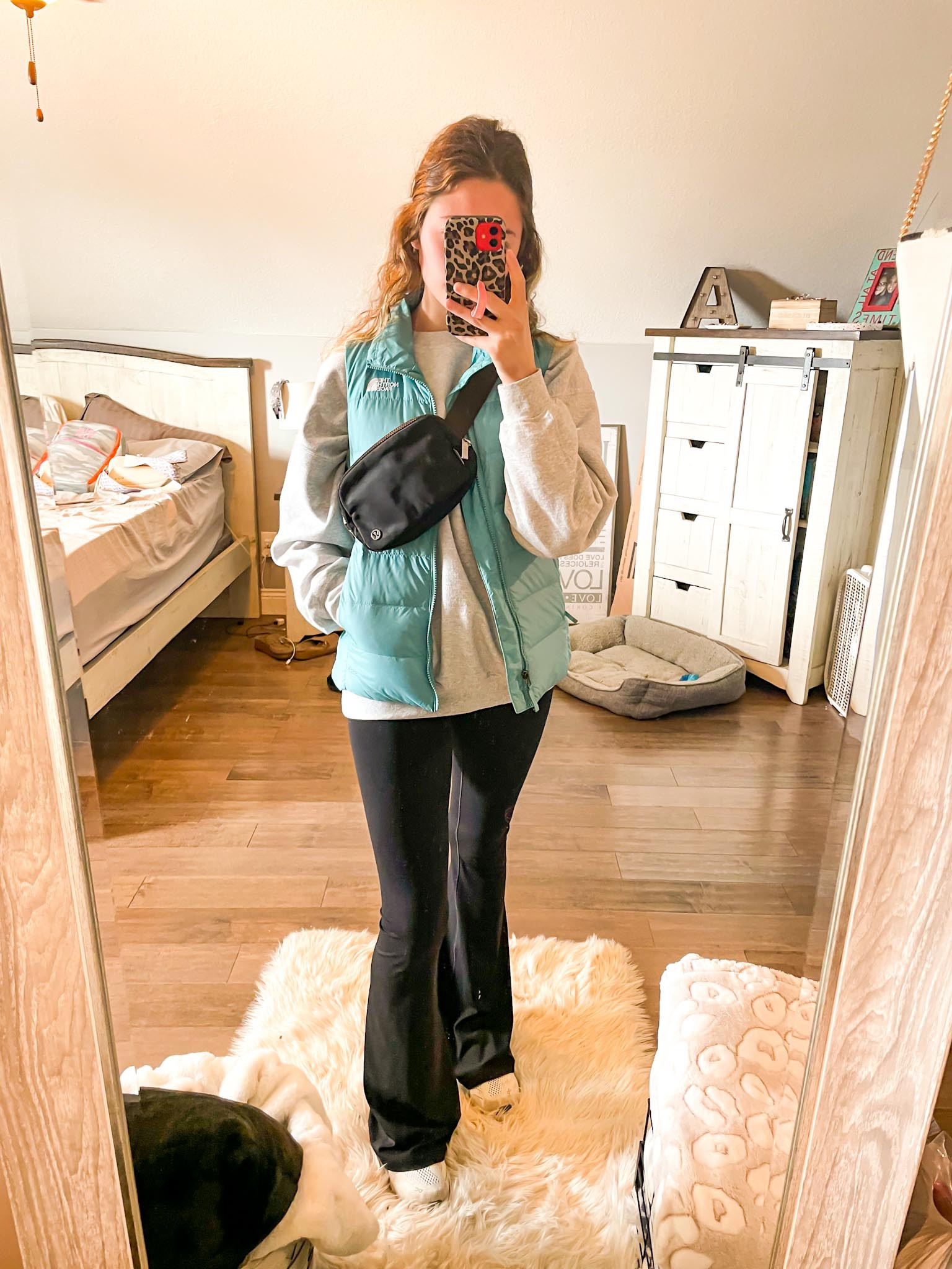 North Face Vest // Aerie Crossover Leggings // Lululemon // Lululemon Belt Bag // OOTD 

#LTKunder100 #LTKstyletip #LTKfit