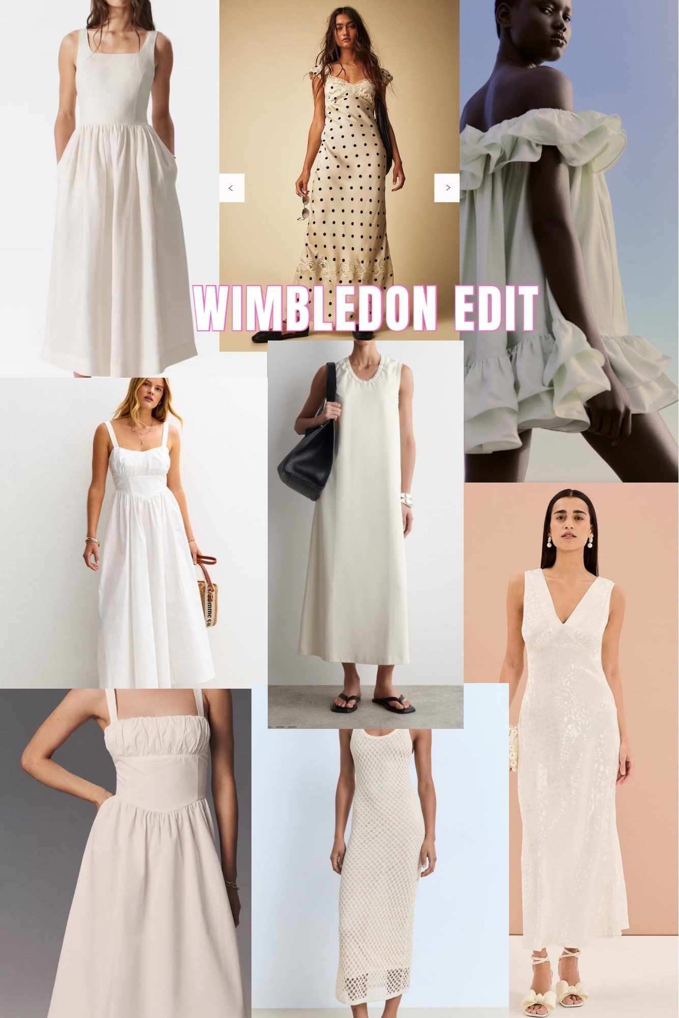Wimbledon white dress edit 

#LTKstyletip #LTKuk #LTKsummer