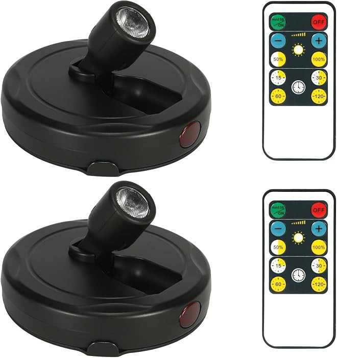 Wireless Spotlight Battery Operated, Indoor Plant Light, LED Puck Lights | Amazon (US)