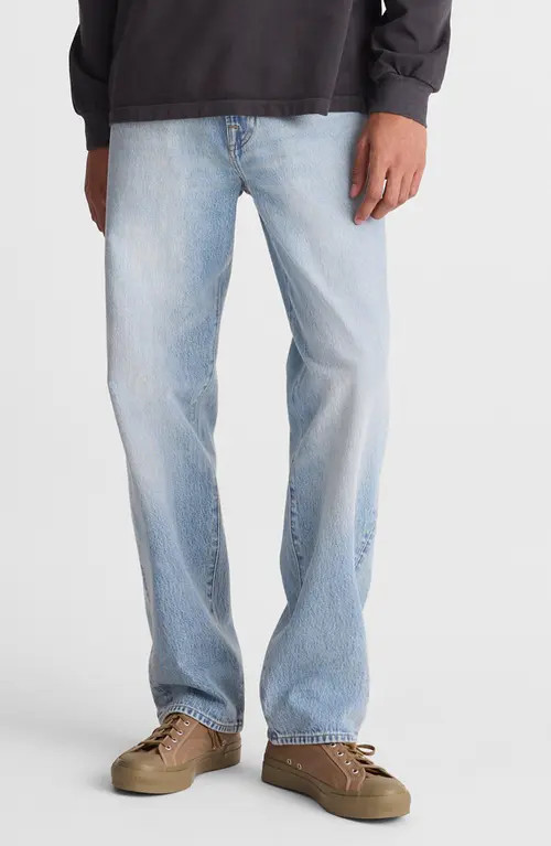 Madewell The 1991 Loose Straight Leg Jeans in Ashford Wash at Nordstrom, Size 29 X 32 | Nordstrom