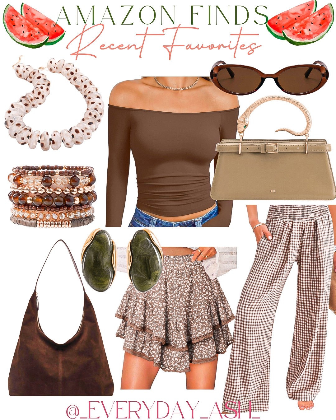 Amazon // recent favorites 🍁🍁

Gingham pants, brown skirts, fall family photos, Amazon fashion, fall fashion, fall handbag, fall jewelry

#LTKgrwm #LTKootd