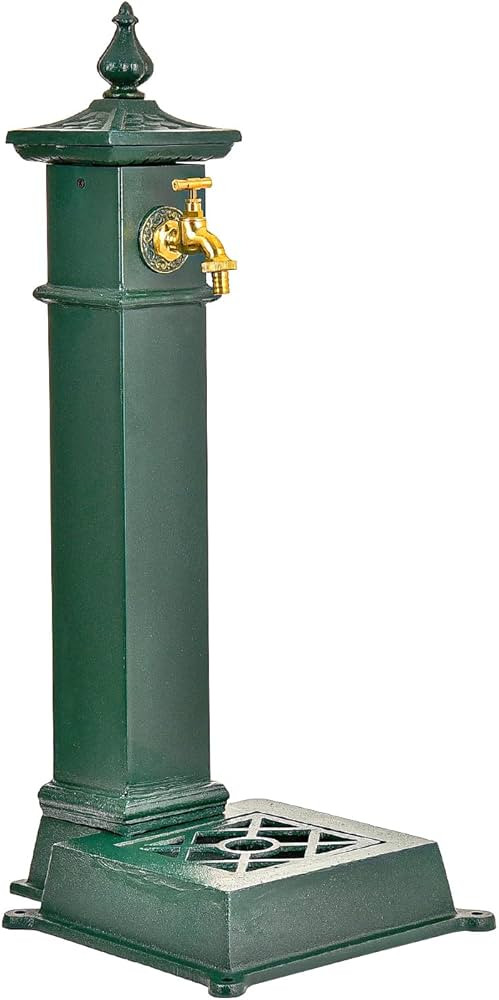 Sungmor Cast Iron Outdoor Water Column with Faucet, Freestanding Floor Mounted Hydrant Water Tap,... | Amazon (US)