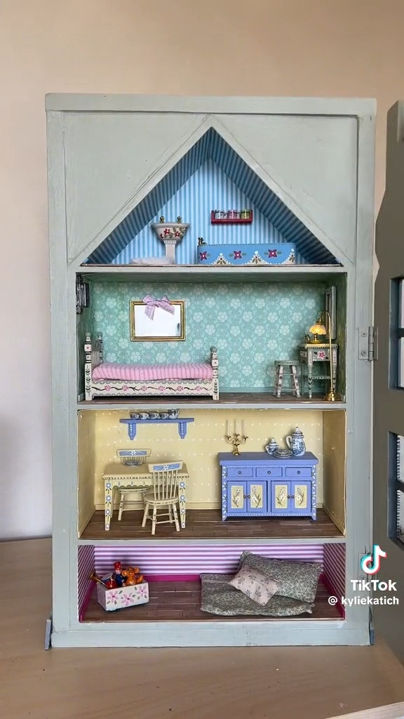 Everything I used for the inside of the dollhouse nightstand 🎨🏡🌷🛁

#LTKKids #LTKBaby #LTKVideo