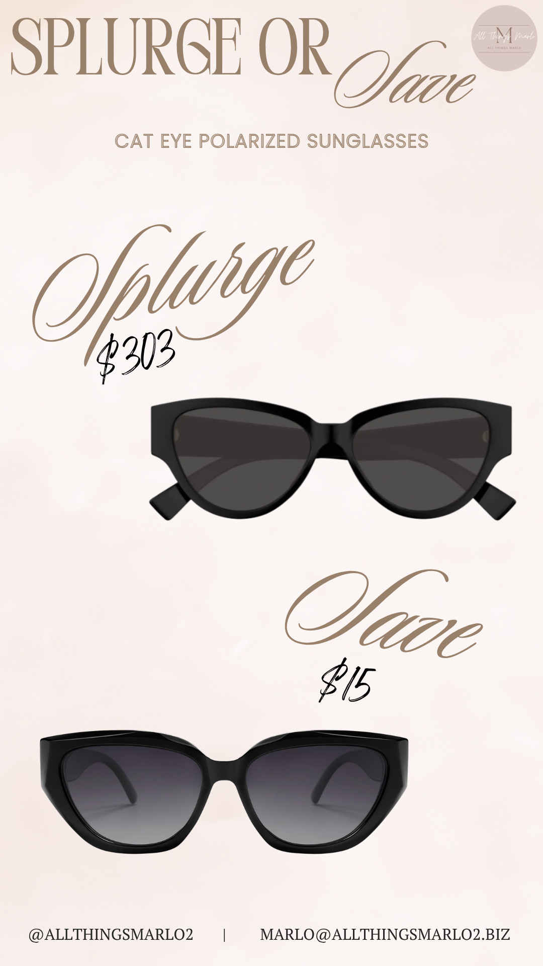 Cat Eye Polarized Sunglasses 

 #LTKSeasonal #LTKWorkwear #LTKTravel