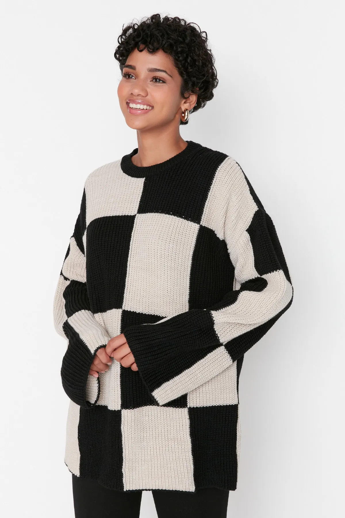 TRENDYOL MODEST Pullover - Schwarz - Normal - Trendyol | Trendyol DE