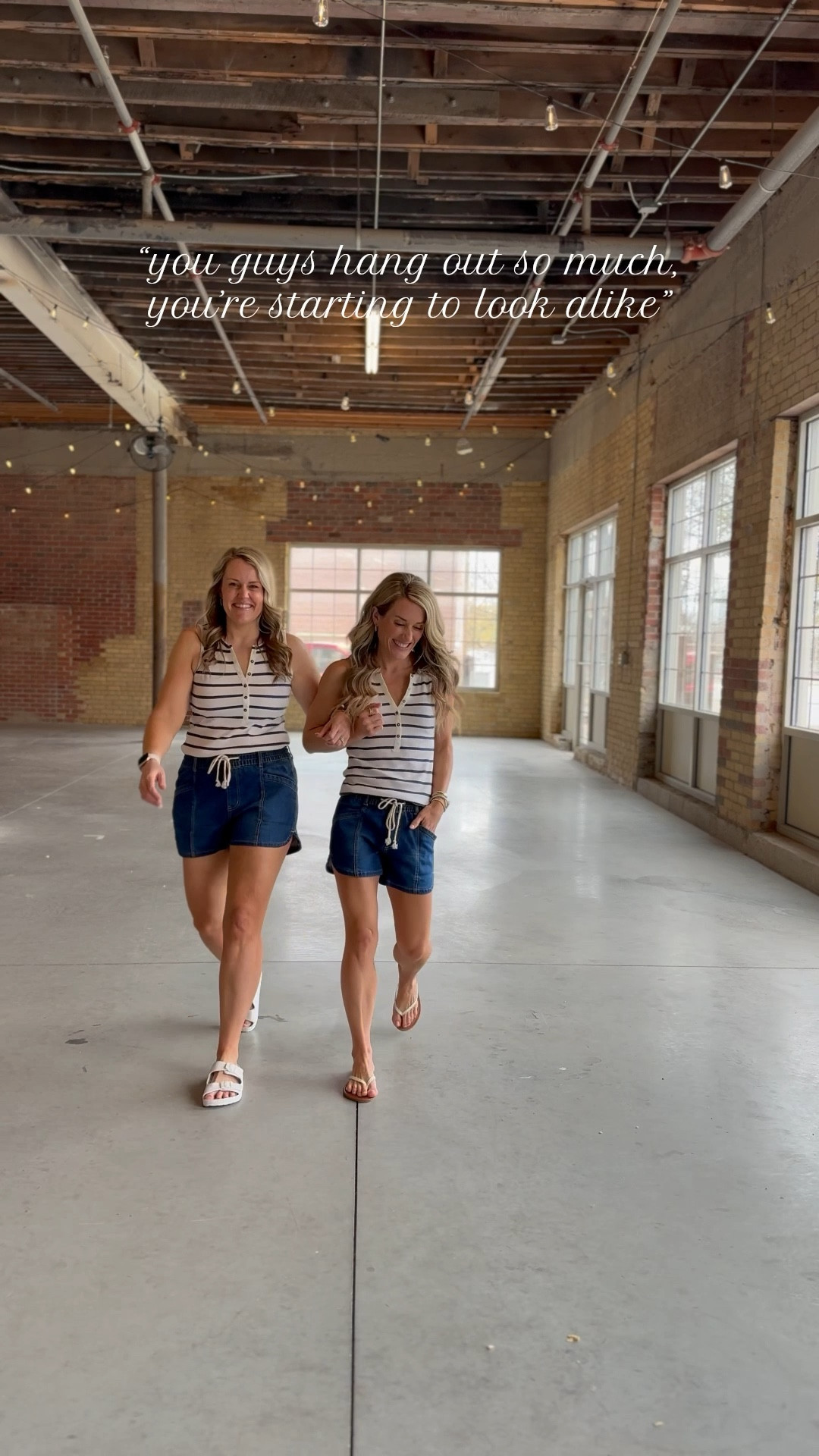 One of our most asked questions is “are you two sisters?!” And when we say no… “cousins?? You have to be related.” Nope. It’s always a shock 😆 
#friends #itsallinwhoyoushareitwith #friendship #sisterfromanothermister #PatrioticOutfits #MemorialDayOutfit #Matching #FourthOfJulyFashion #USAStyle #StarsAndStripes #RedWhiteAndCute #MomFashion #TwinningIsWinning #MomLifeStyled #FestiveFashion #AllAmericanStyle #ChicMama #HolidayStyle 



#LTKSaleAlert #LTKActive #LTKFamily