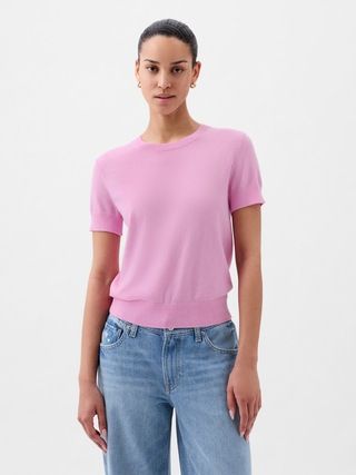 Lightweight CashSoft Cropped Sweater | Gap (CA)