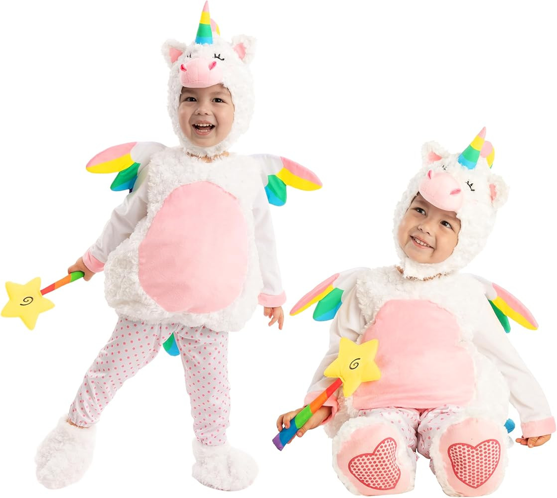 Spooktacular Creations Halloween Unicorn Costume Toddler with Wings and Star Wand for Baby Kids H... | Amazon (US)