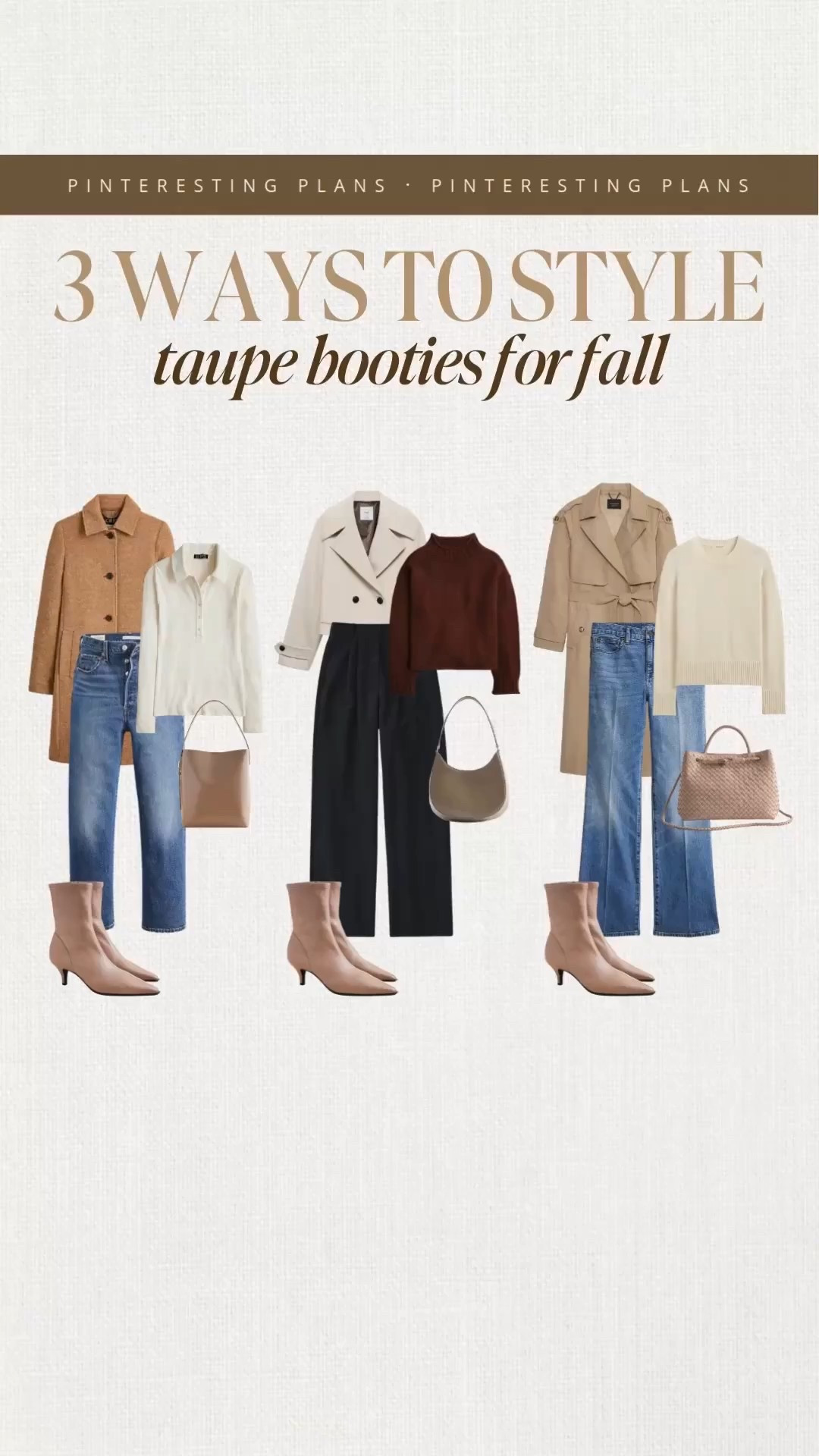 Three ways to style taupe booties for fall  🙌🏻🙌🏻
Workwear, fall transition outfit idea, jacket, booties, fall 

#LTKSeasonal #LTKStyleTip #LTKShoeCrush

#LTKootd #LTKFindsUnder100 #LTKSeasonal

#LTKFindsUnder100 #LTKootd #LTKSeasonal

#LTKFindsUnder100 #LTKootd #LTKSeasonal