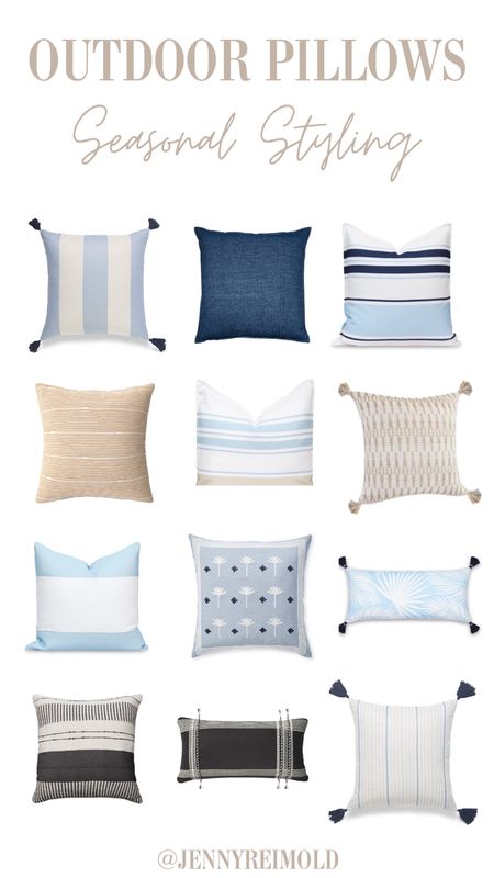 Style your outdoor spaces with any of these pillows!! Prices are across a variety of price points. 

#LTKSeasonal #LTKhome #LTKstyletip