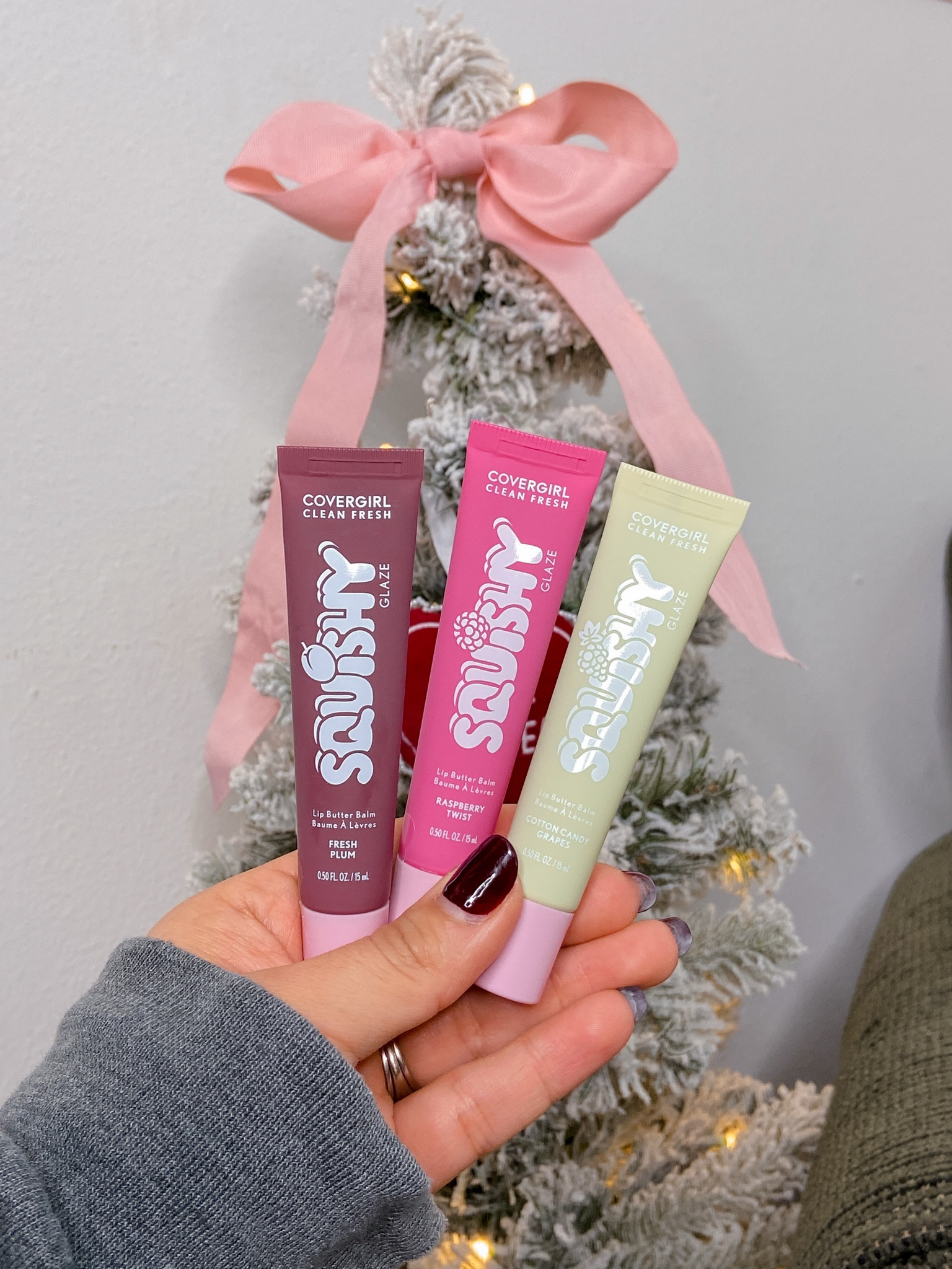 these covergirl tinted glaze lip butter balms deliver up to 9 hours of hydration. lips look fuller, plumper, and supple-smooth. the buttery formula is infused with essential fatty acids, hyaluronic acid, shea butter, and plant extract to provide rich nourishment. available in these 5 sheer tinted shades. my favorites are the cotton candy grapes, fresh plum, and raspberry twist! 💋💄✨ covergirl tinted glaze lip butter balm, covergirl lip butter, tinted lip balm review, hydrating lip butter, everyday lip color, glossy lip balm, drugstore lip favorites, affordable lip products, stocking stuffer beauty gift, holiday beauty gift ideas, covergirl makeup 2025, winter lip essentials, hydrating tinted balm, sheer lip tint, beauty gift guide, drugstore makeup picks, budget friendly makeup, makeup stocking stuffers, holiday makeup must haves, everyday lip product, glossy natural lips, beauty haul ideas, lip balm collection, winter makeup favorites, cute beauty gifts under $10  

 #LTKGiftGuide #LTKHoliday #LTKBeauty