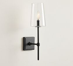 Pearson Glass Single Sconce (18") | Pottery Barn (US)