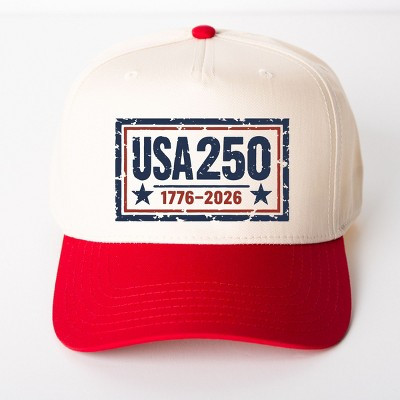 USA 250 Rectangle - Women's Canvas Trucker Hat | Target