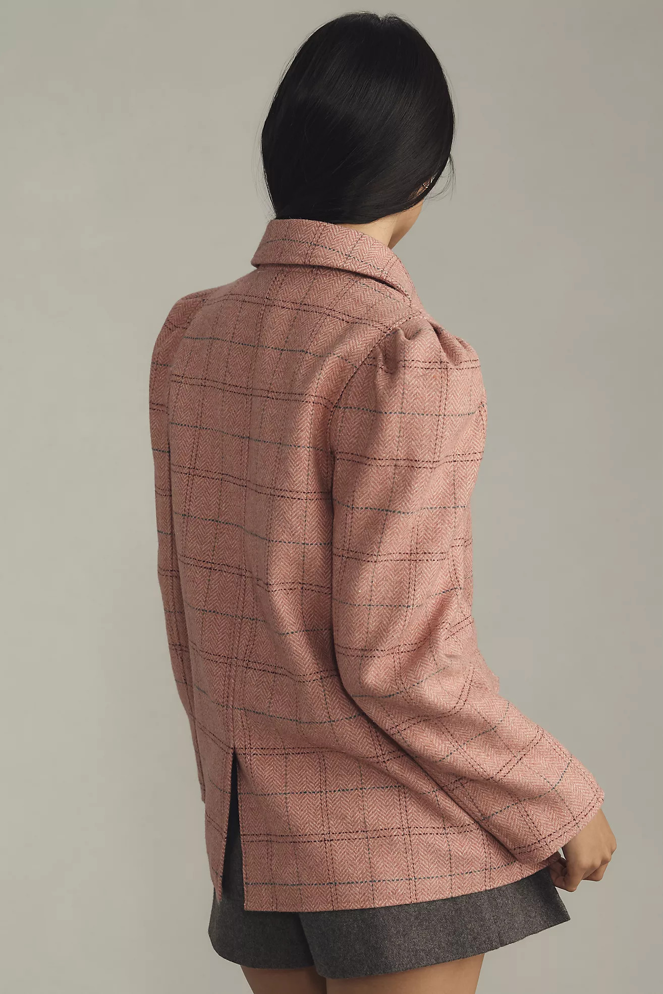 Maeve Puff-Sleeve Menswear Blazer | Anthropologie (US)