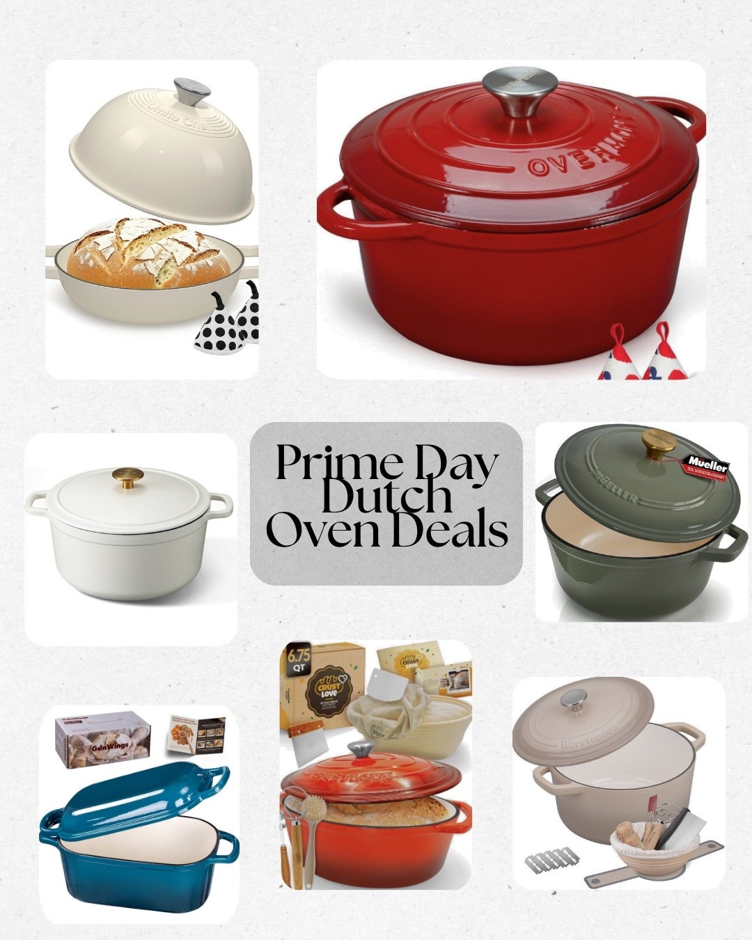 Prime Day Duch Oven Deals…so many great options!! 


#LTKFindsUnder100 #LTKHome #LTKSaleAlert