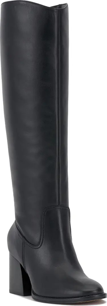 Leila Block Heel Knee High Boot | Nordstrom