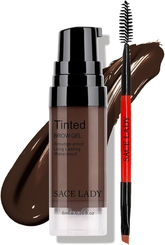 SACE LADY 3D Eyebrow Gel Long Lasting 24 Hours Waterproof Smudge-proof Brow Cream Makeup Kit (02 ... | Amazon (US)
