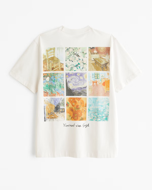 Men's Van Gogh Classic Polished Graphic Tee | Men's Tops | Abercrombie.com | Abercrombie & Fitch (US)